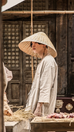 Suga as Agust D in Daechwita