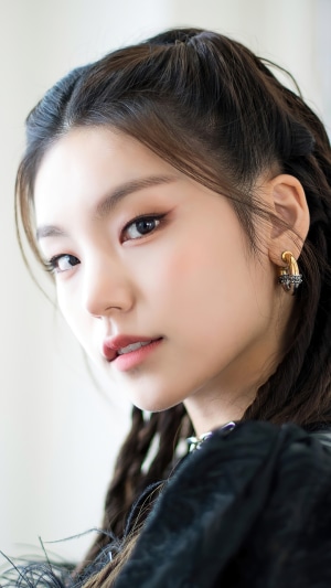 Hwang Yeji Close-Up Portrait