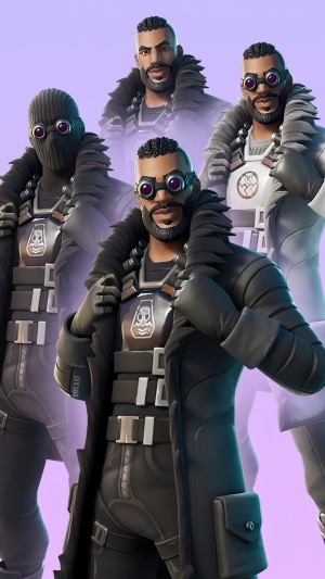 Fortnite character with multiple styles