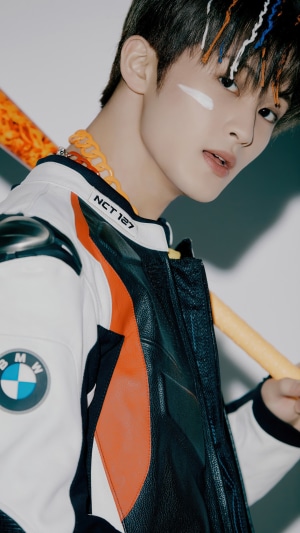 Mark Lee NCT 127 with Baseball Bat