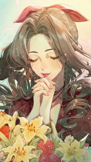 Aerith Gainsborough from Final Fantasy VII Remake