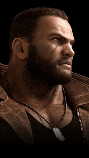 Barret Wallace from Final Fantasy VII Remake