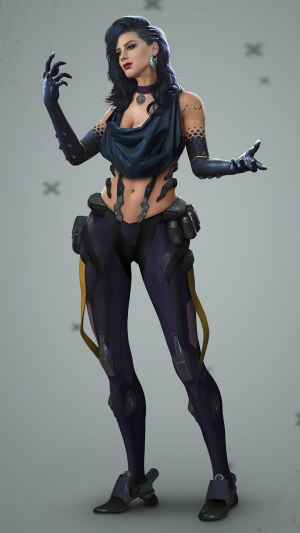 Yennefer from Cyberpunk 2077