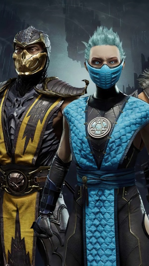 Scorpion and Frost from Mortal Kombat 11