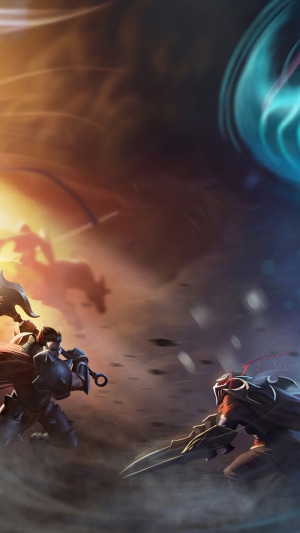 Darius and Zed from League of Legends