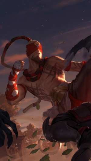 Lee Sin from League of Legends and Legends of Runeterra
