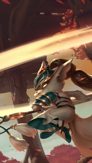 Kinkou Order Fox Warrior from Legends of Runeterra