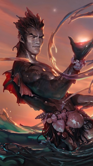 Nami from Legends of Runeterra