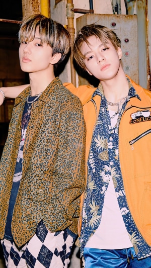 NCT Dream's Jisung and Jeno in stylish outfits