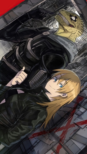 Kaiman and Nikaido from Dorohedoro