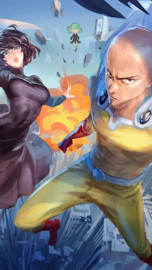 Saitama Fubuki and Tatsumaki from One Punch Man