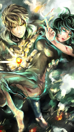 Genos and Fubuki from One Punch Man