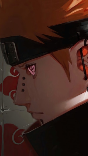 Pain from Naruto Anime Akatsuki Artwork