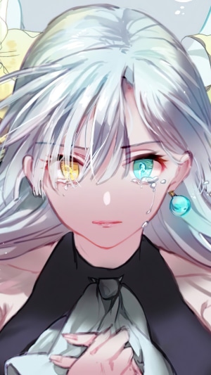 Elizabeth Liones from The Seven Deadly Sins crying