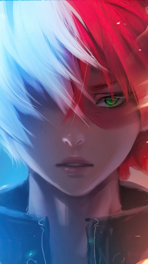 Shoto Todoroki from My Hero Academia