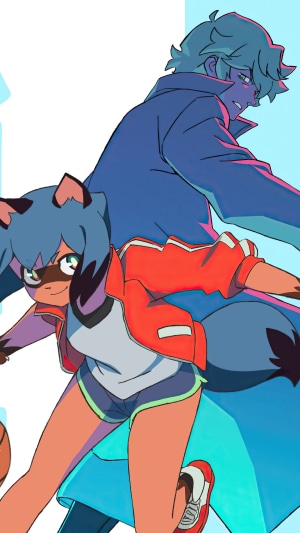Michiru Kagemori and Shirou Ogami from BNA Brand New Animal
