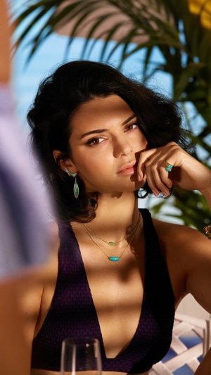 Kendall Jenner wearing jewelry