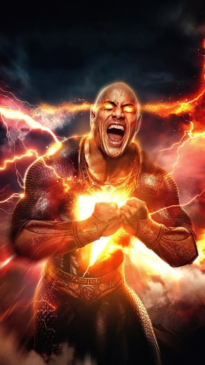 Black Adam with Lightning Energy 4K