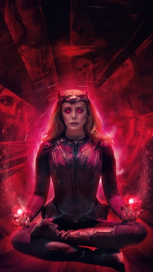 Scarlet Witch from Doctor Strange in the Multiverse of Madness 4K
