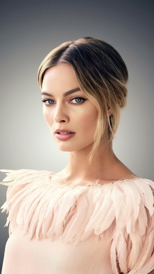 Margot Robbie Elegant Portrait