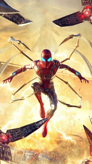 Spider-Man in Iron Spider Suit with Tentacles