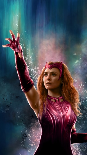 Scarlet Witch artwork 4K
