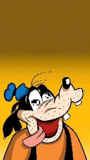 Goofy in 8-bit style