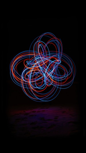 Abstract light painting artwork 4K