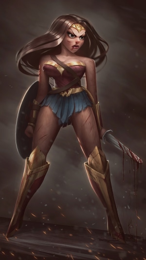 Wonder Woman artwork by an artist