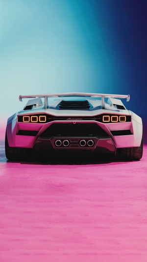 Lamborghini Countach rear view