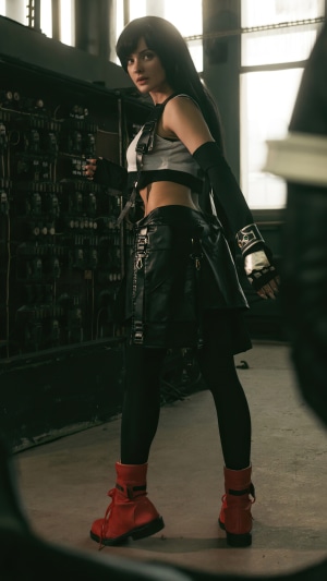 Tifa Lockhart from Final Fantasy cosplay