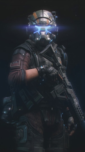 Futuristic Soldier from Titanfall 2 Artwork