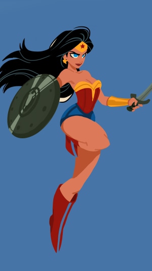 Wonder Woman with Shield and Sword