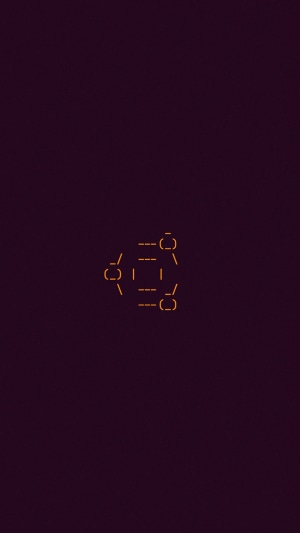 Ubuntu Linux logo minimalist 4K