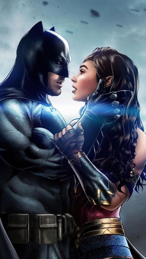 Batman and Wonder Woman artwork 4K