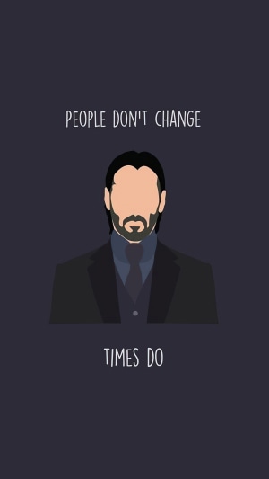 John Wick from John Wick minimalist artwork