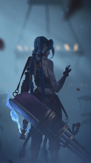 Jinx from Arcane and League of Legends