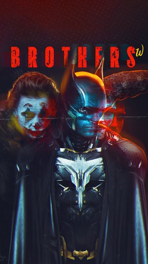 The Batman and Joker from DC Comics