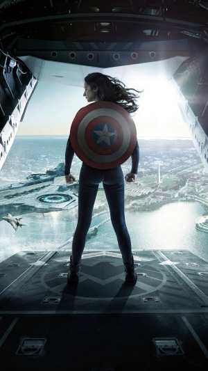 Captain America from Marvel Cosplay 4K
