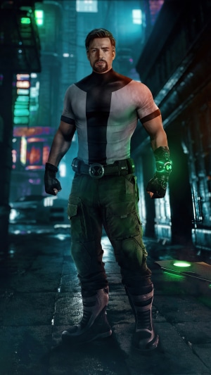 Ben 10 artwork of Chris Evans