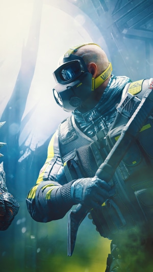 Operator from Tom Clancy's Rainbow Six Extraction