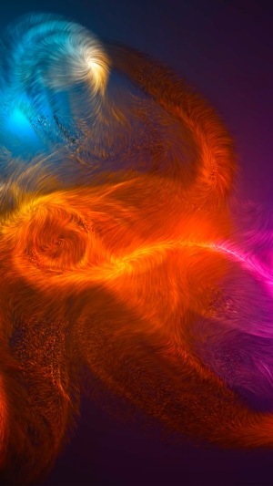 Abstract digital art with swirling colors