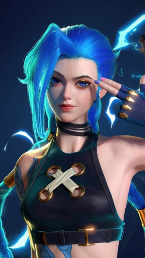 Jinx from League of Legends 4K