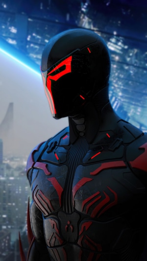 Cyberpunk Spiderman Artwork