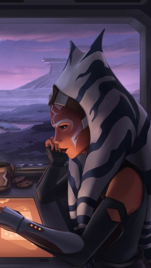 Ahsoka Tano from Star Wars artwork