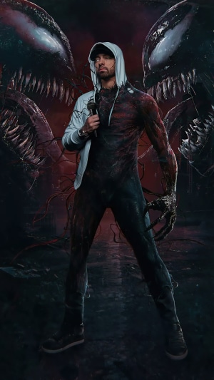 Eminem as Venom from Marvel Comics 4K