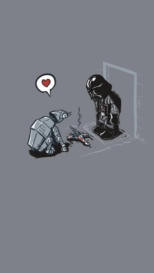 Darth Vader and AT-ST from Star Wars