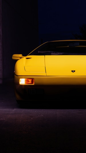 Yellow Lamborghini Diablo