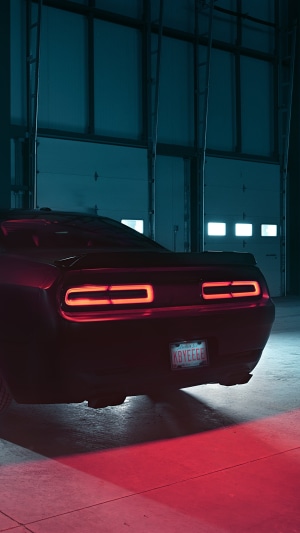 Dodge Challenger SRT Hellcat Widebody rear view