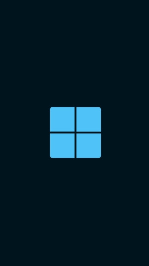Windows 11 logo on dark background